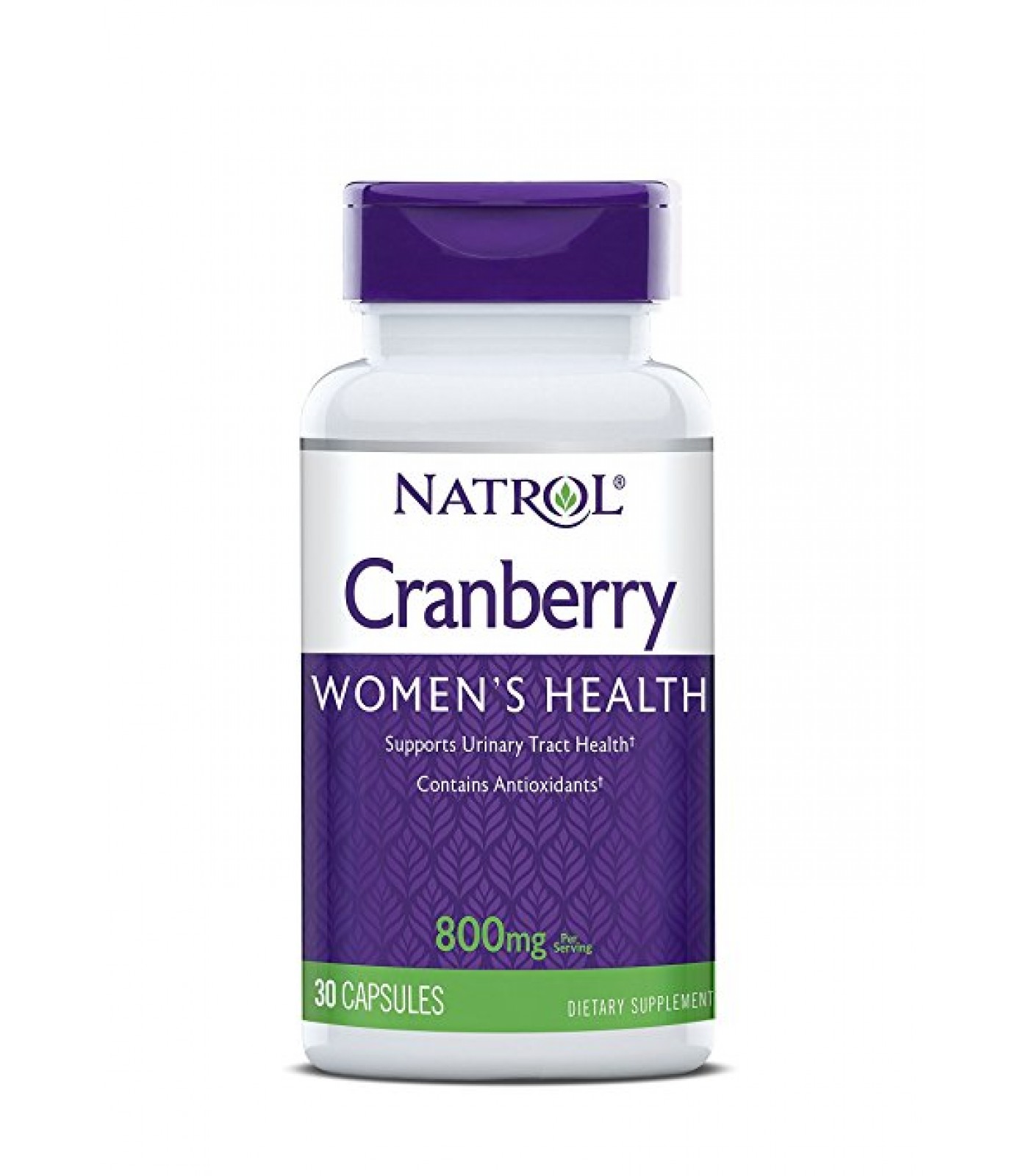 Natrol - Cranberry 800mg (Червена боровинка) / 30 caps.